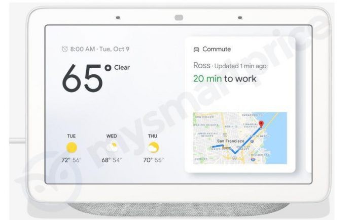 Google Home Hub es la primera pantalla inteligente de la compañía, disponible el 9 de octubre