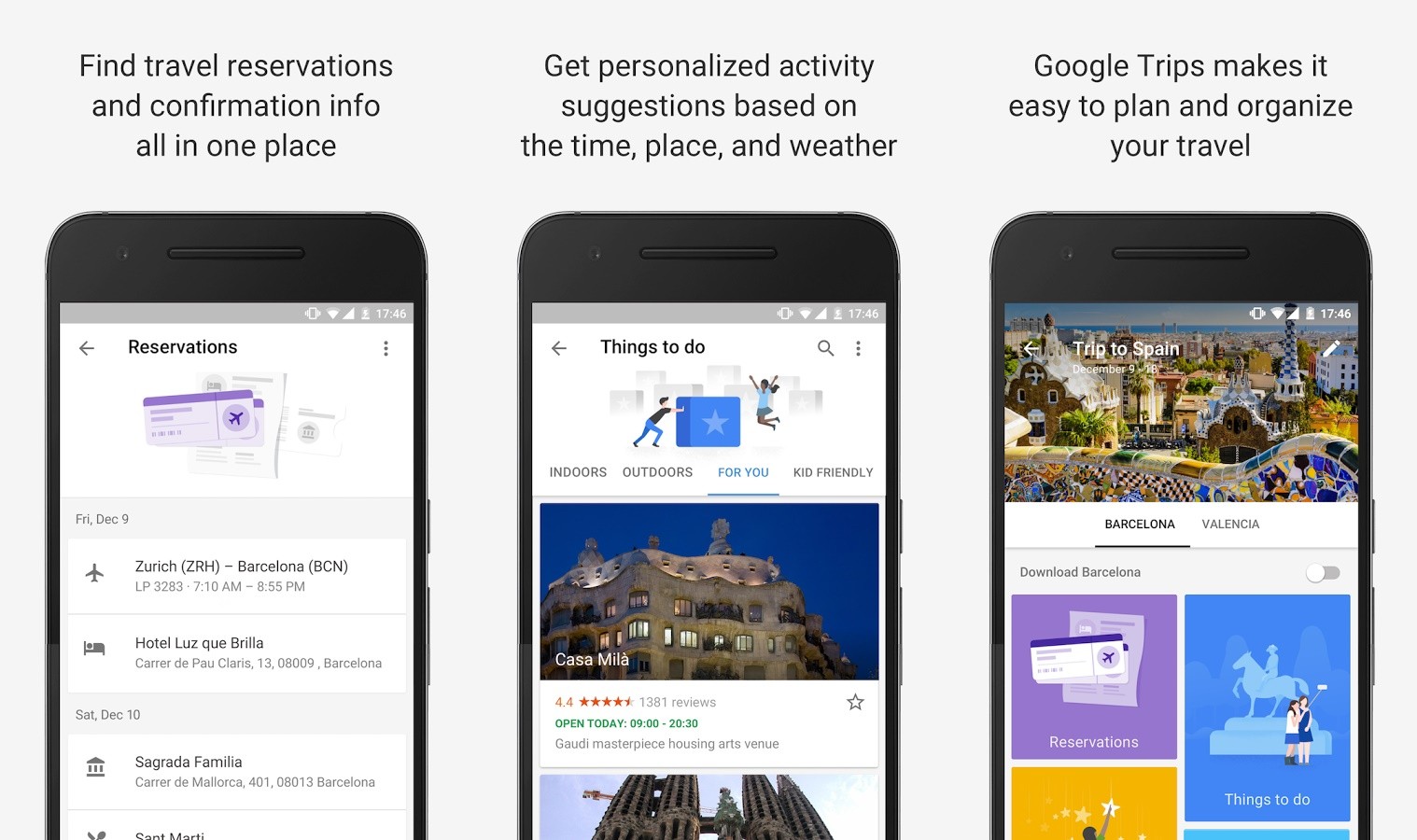Google Trips - Travel Planner actualizado para traer nuevas funciones