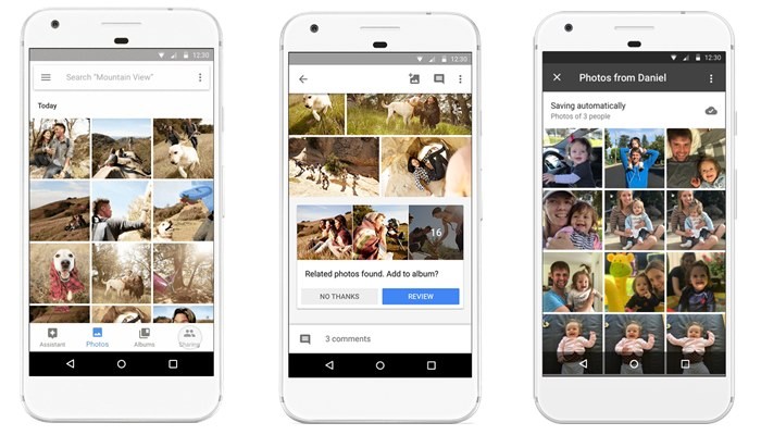 Google comienza a implementar el uso compartido sugerido y las bibliotecas compartidas para Google Photos