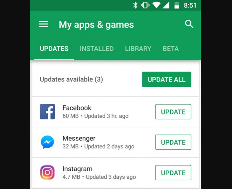 Google lanza la sección Mis aplicaciones y juegos renovada en Play Store