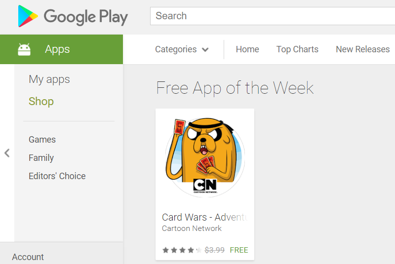Google presenta la nueva sección Aplicación gratuita de la semana para promocionar aplicaciones en Play Store