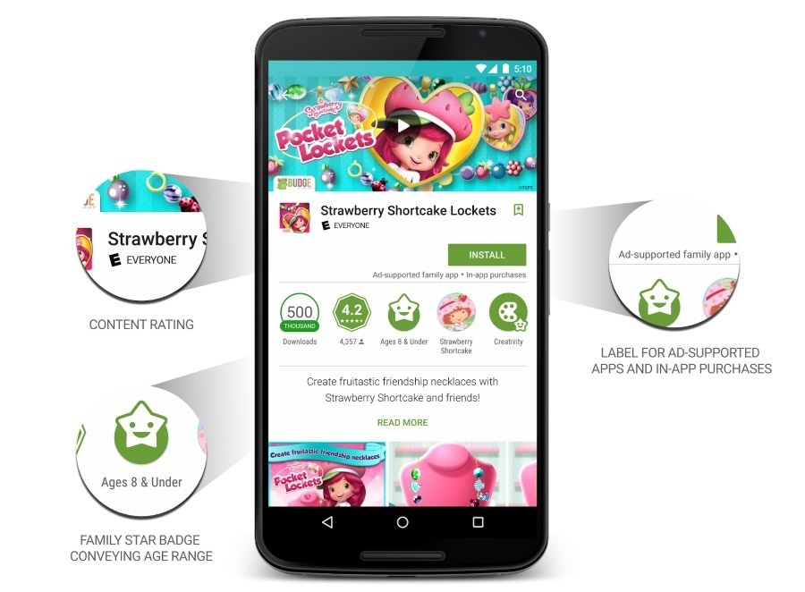 Google se compromete a hacer que Play Store sea amigable para la familia, presenta controles parentales y más