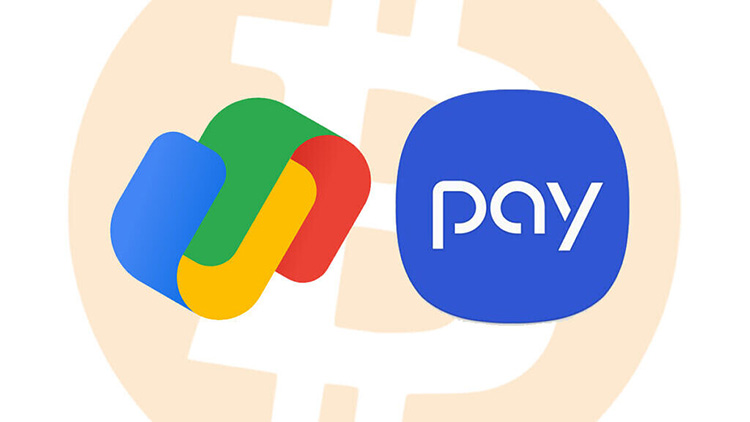 Google y Samsung Pay aceptarán pagos con criptomonedas