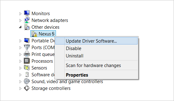 Nexus 5 Driver Installation Guide