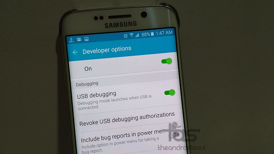 Habilitar la depuración USB en dispositivos Android