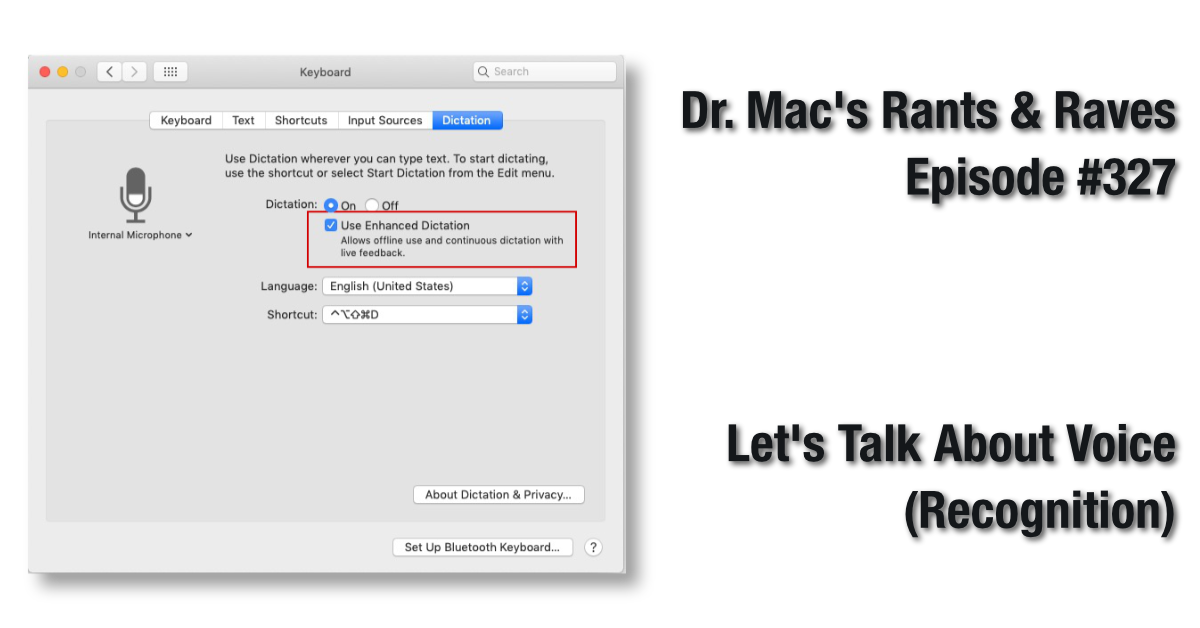 Hablemos de voz (reconocimiento) en Mac