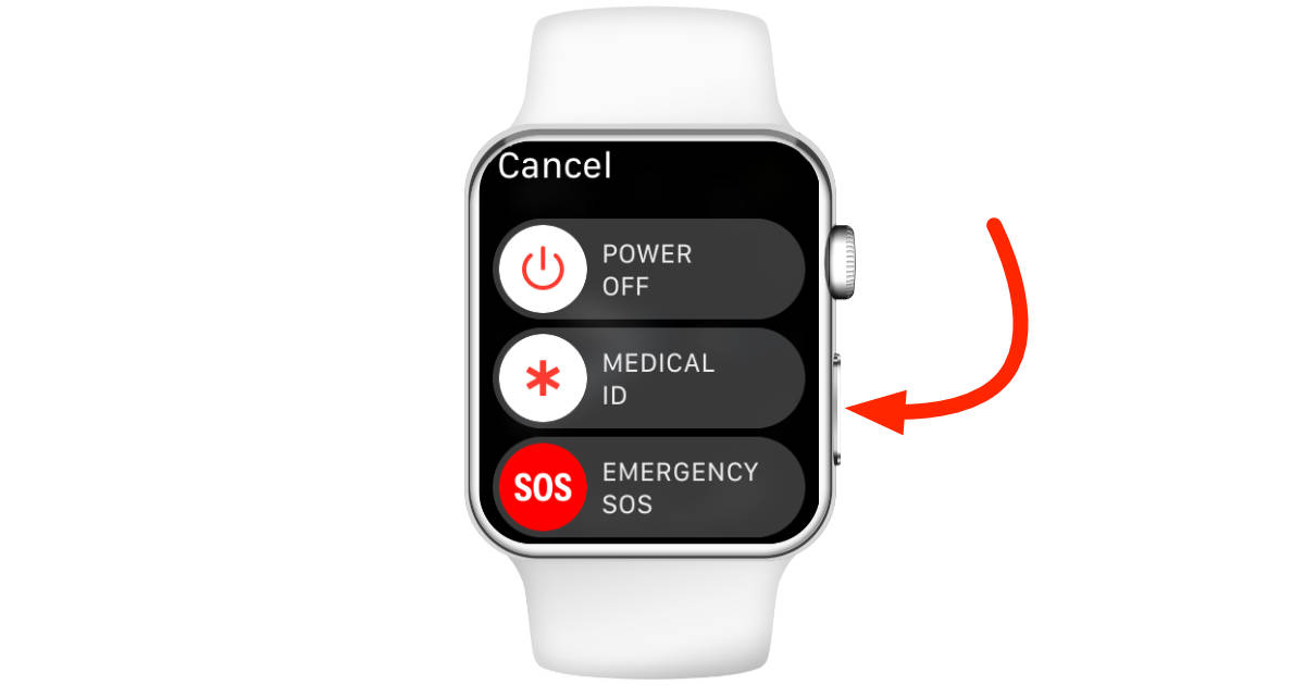 Apple Watch power off option