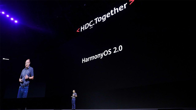 Harmony OS 2.0 hecho por Huawei, aparentemente todavía basado en Android