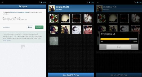 Haz una copia de seguridad de tus fotos de Instagram con una aplicación de Android