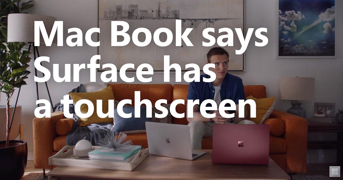 Hilarante deconstrucción del comercial de superficie 'Mac Book' de Microsoft