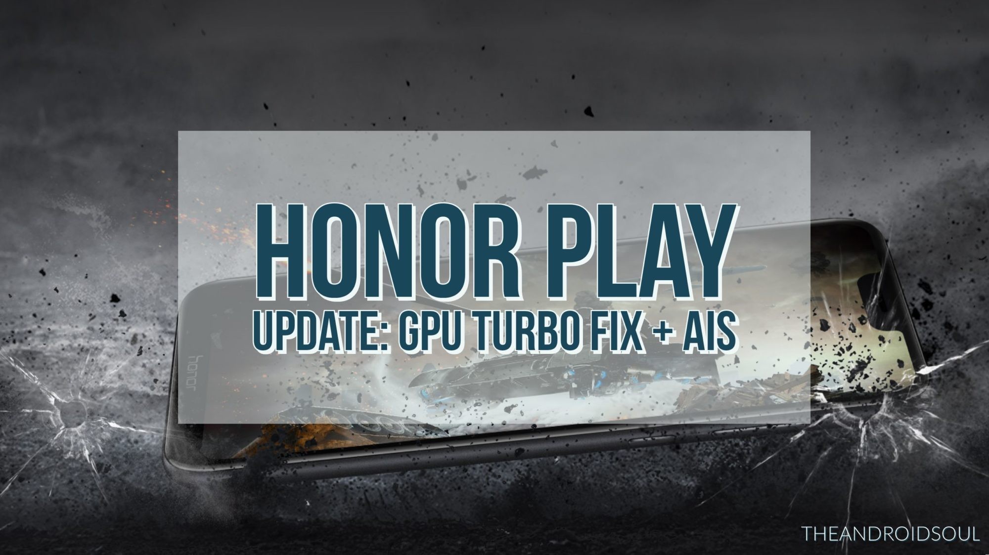 Honor Play recibe una nueva actualización que trae AIS y GPU Turbo fix (versión 8.2.0.125)