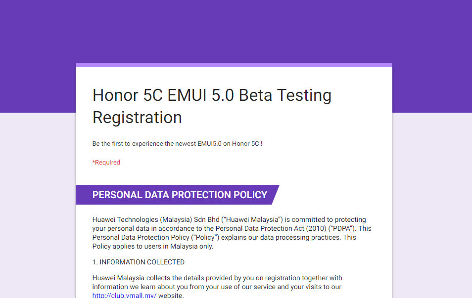 Huawei Malasia comienza el programa beta de actualización de Honor 5C Android 7.0 Nougat
