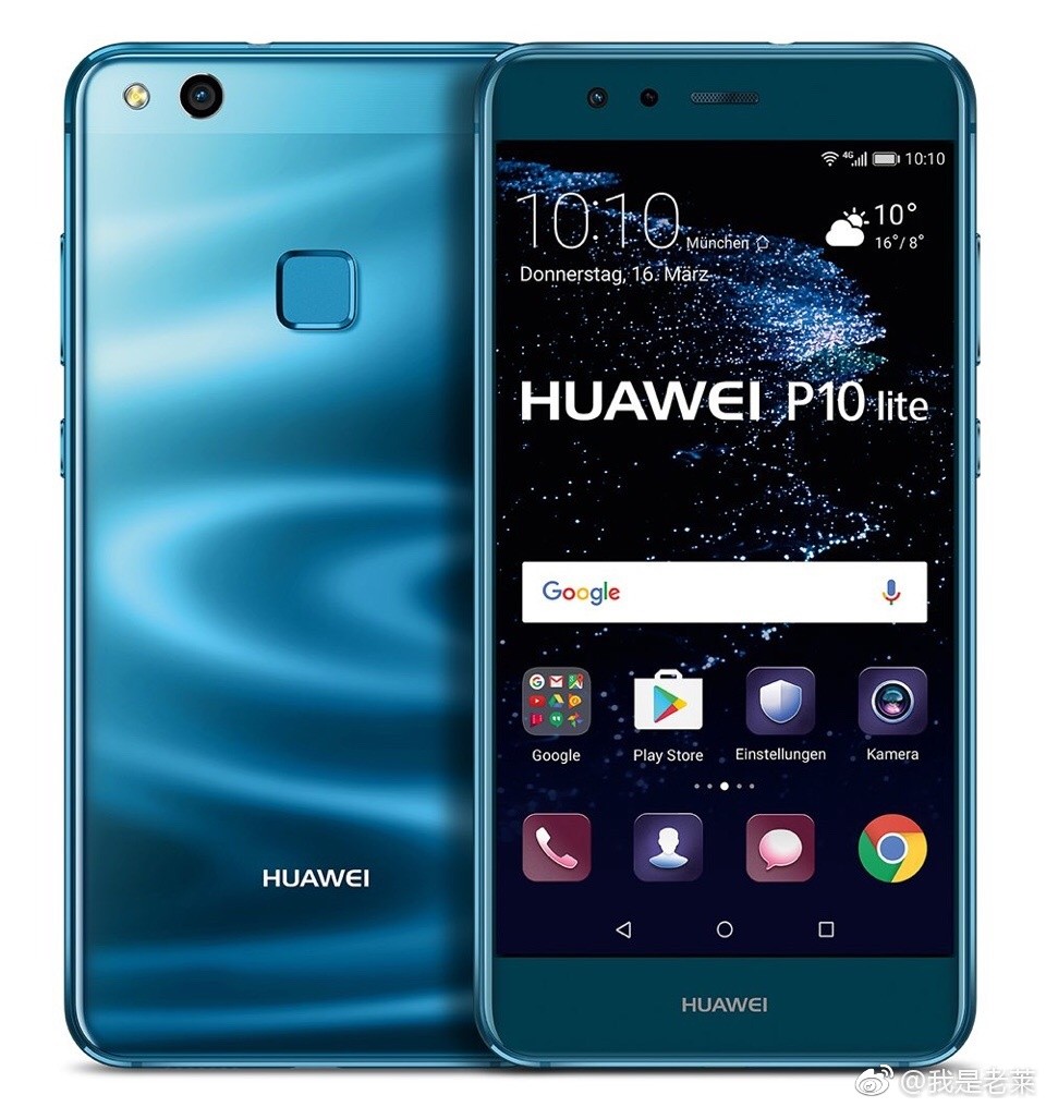 Huawei P10 Lite aparece en un nuevo tono azul