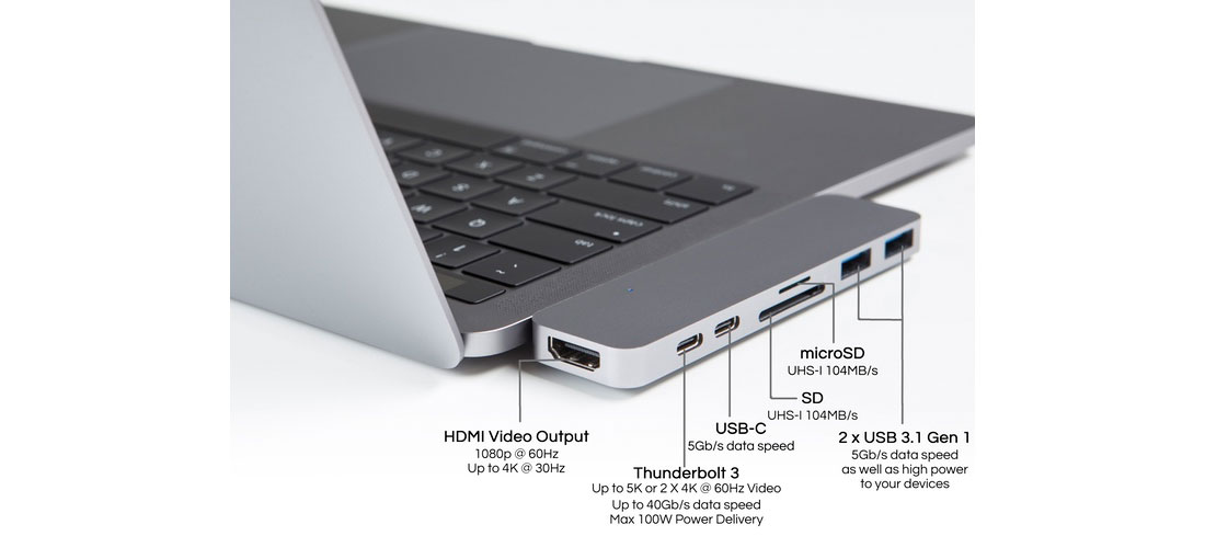HyperDrive USB-C Hub para MacBook Pro recauda $ 341K en Kickstarter