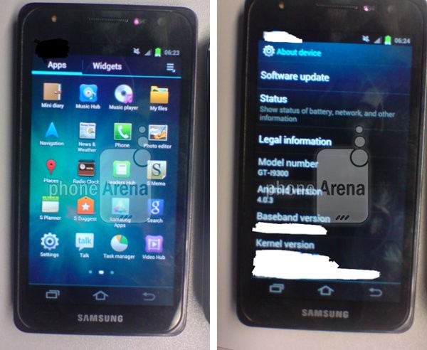 Imágenes filtradas del Samsung GT-I9300, probablemente no del Galaxy S3