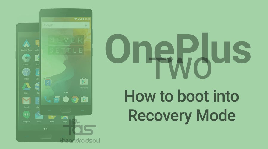 Inicie OnePlus 2 en modo de recuperación