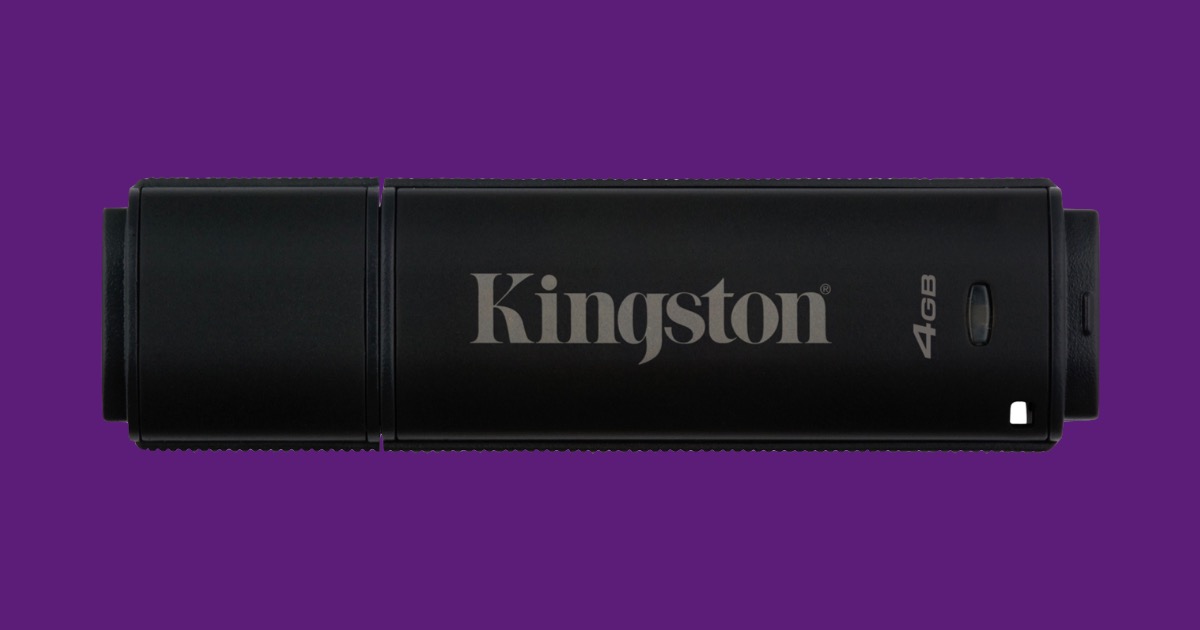 Kingston Now Sells 128GB Encrypted Flash Drives