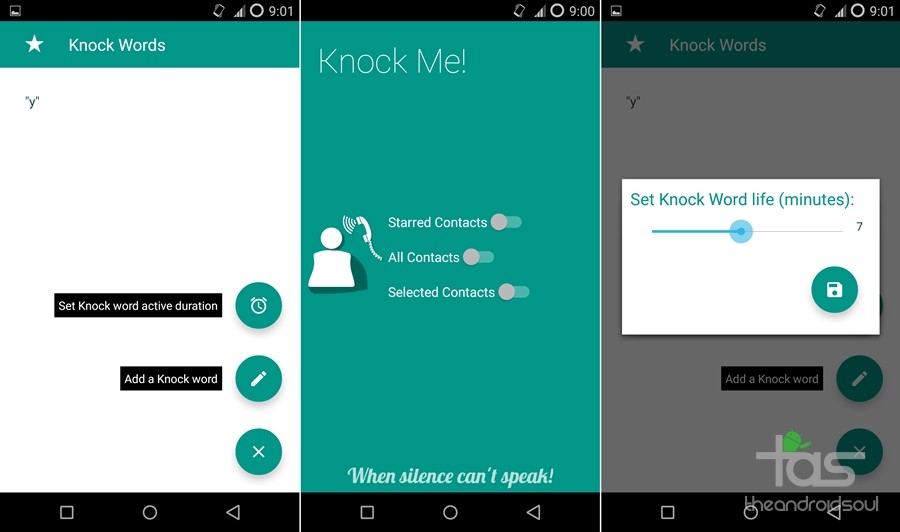 'Knock Me' le permite a la persona que llama hacer que su teléfono suene incluso en modo silencioso.