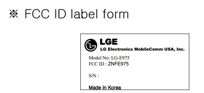 LG E975 borra la FCC, la fecha de lanzamiento en EE. UU. para LG Optimus G está muy cerca ahora