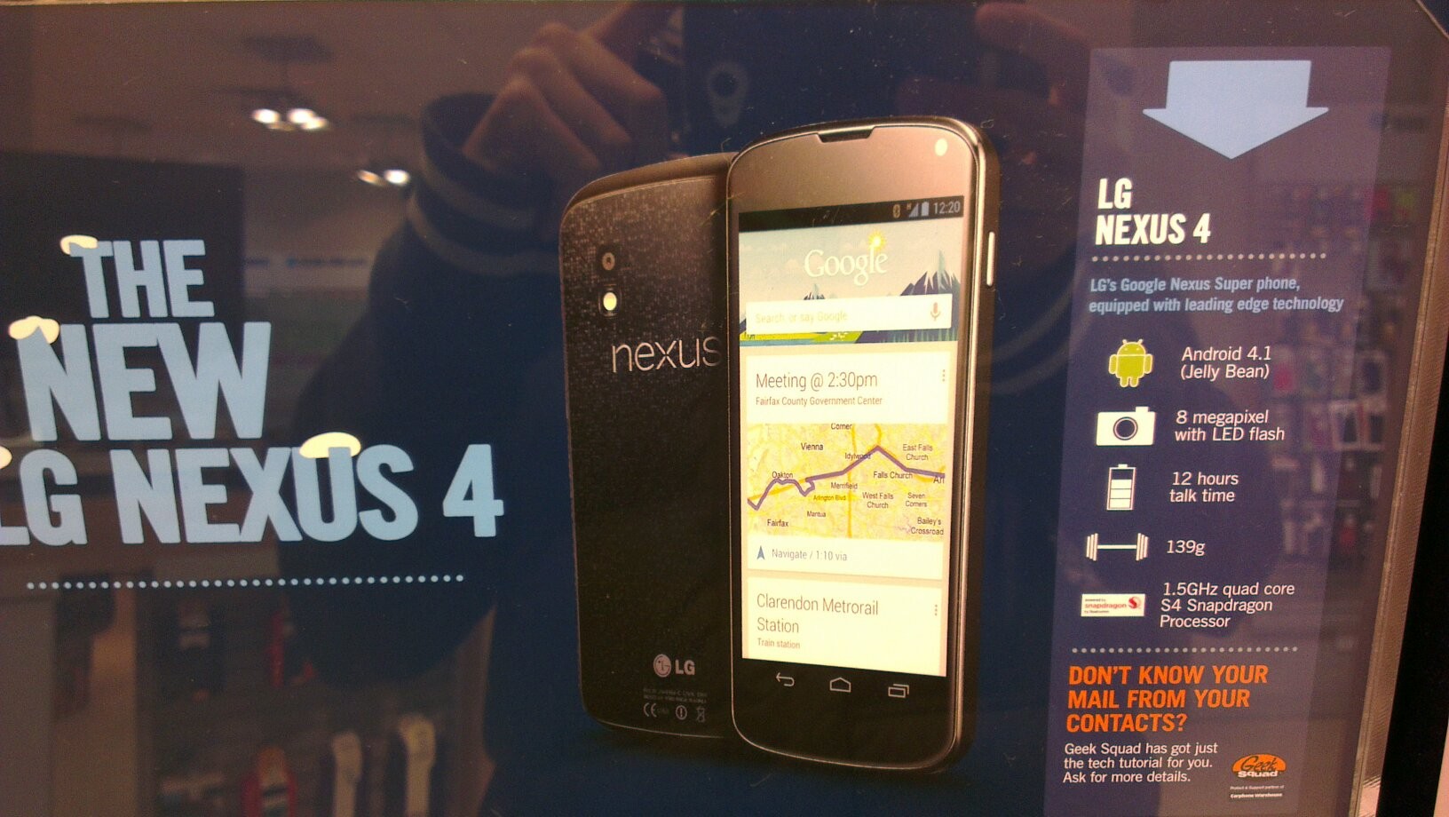 LG Nexus 4 desbloqueado Precio revelado como £ 389, ¡otra vez!