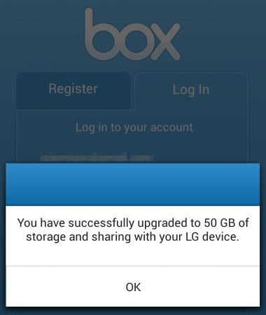LG Nexus 4 elegible para almacenamiento de 50 GB de Box en Australia