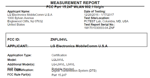 LG lanzará L84 pronto, aclara la FCC