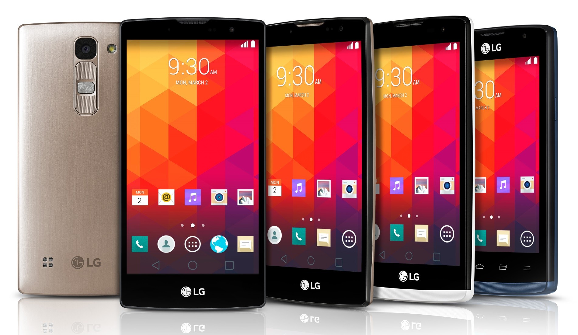 LG presenta cuatro nuevos teléfonos inteligentes económicos de gama media: Magna, Spirit, Leon y Joy