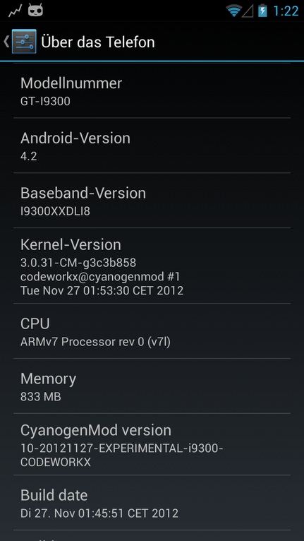 La ROM CM 10.1 basada en Android 4.2 arranca en Samsung Galaxy S3