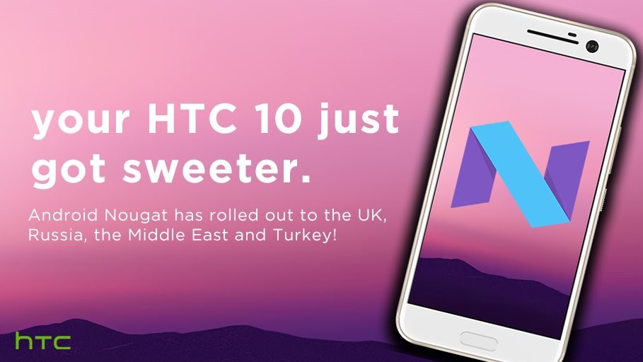 La actualización HTC 10 Nougat se reanudará para Europa continental en febrero y actualmente se implementará en el Reino Unido, Rusia, Medio Oriente y Turquía.