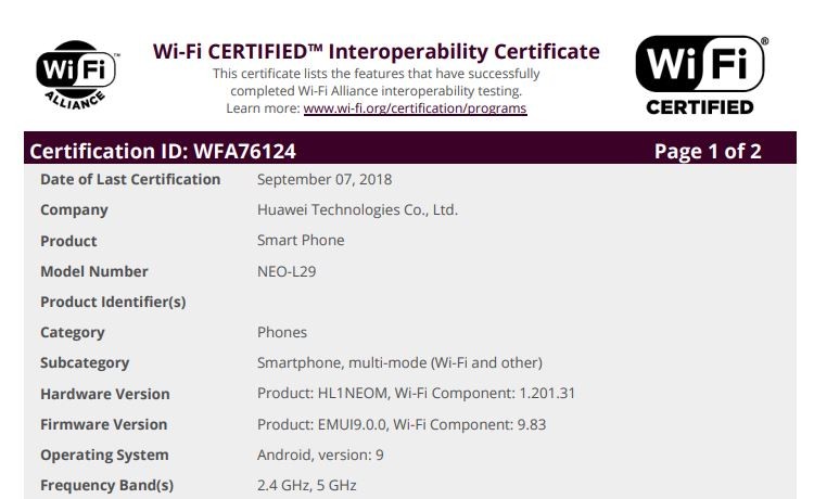 La actualización de Android 9 Pie está autorizada para implementarse en Huawei P20 y Mate 10