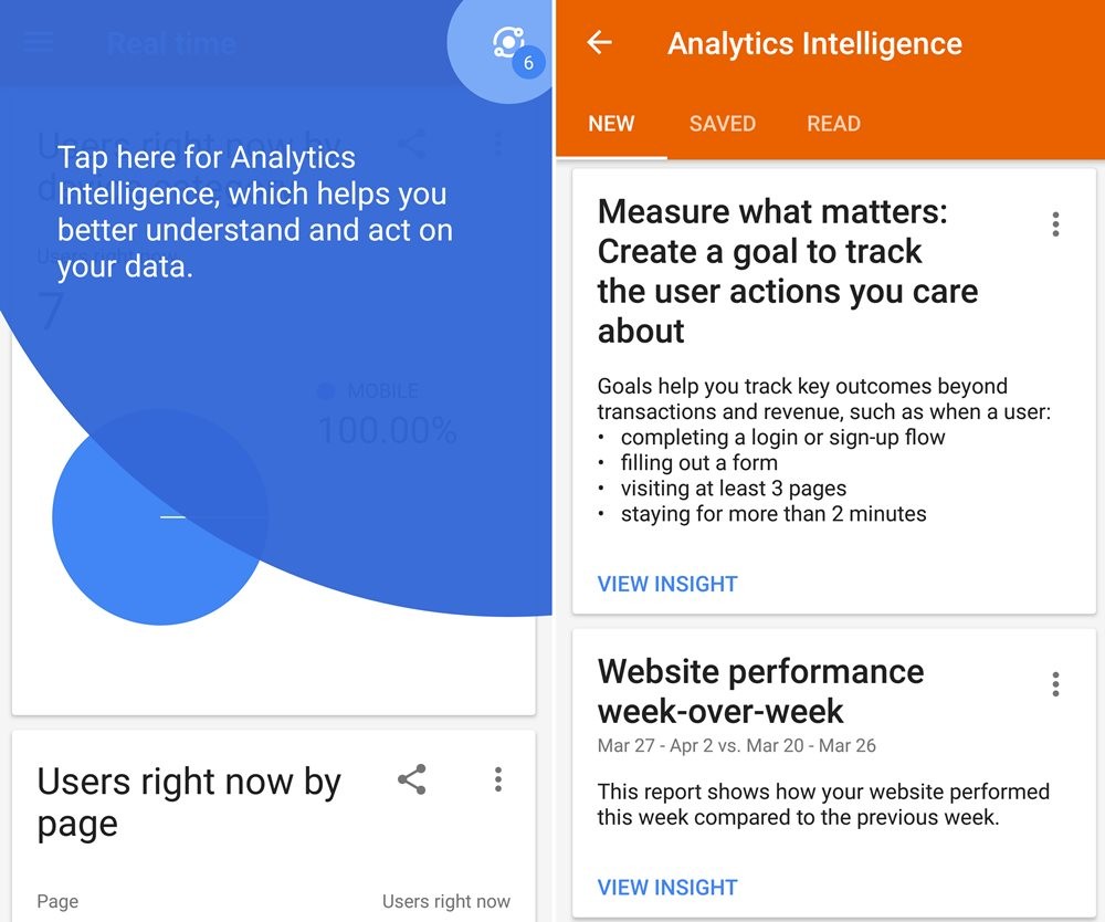 La actualización de Google Analytics hace que las estadísticas automáticas sean fácilmente accesibles