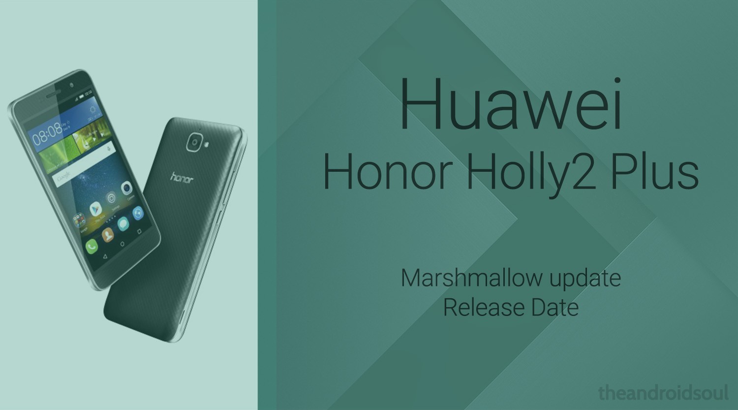 La actualización de Honor Holly2 Plus Marshmallow se lanzará a fines de febrero
