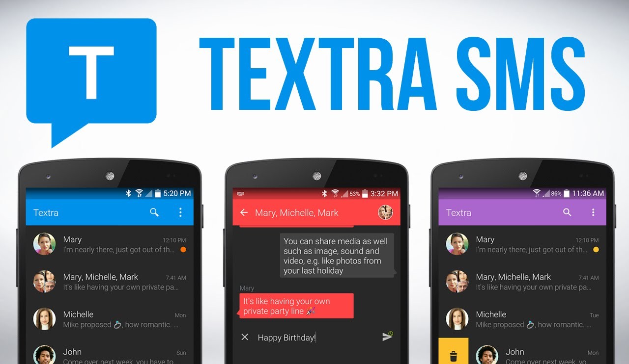La actualización de la aplicación Textra beta trae un tema negro puro y otras características menores