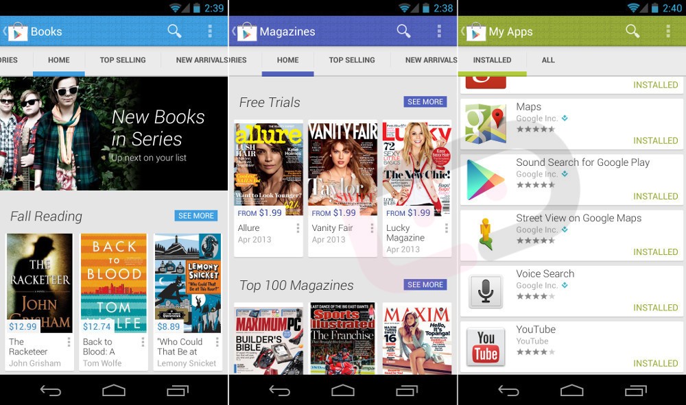 La aplicación Google Play Store se renueva con la versión 4.0 [Preview]