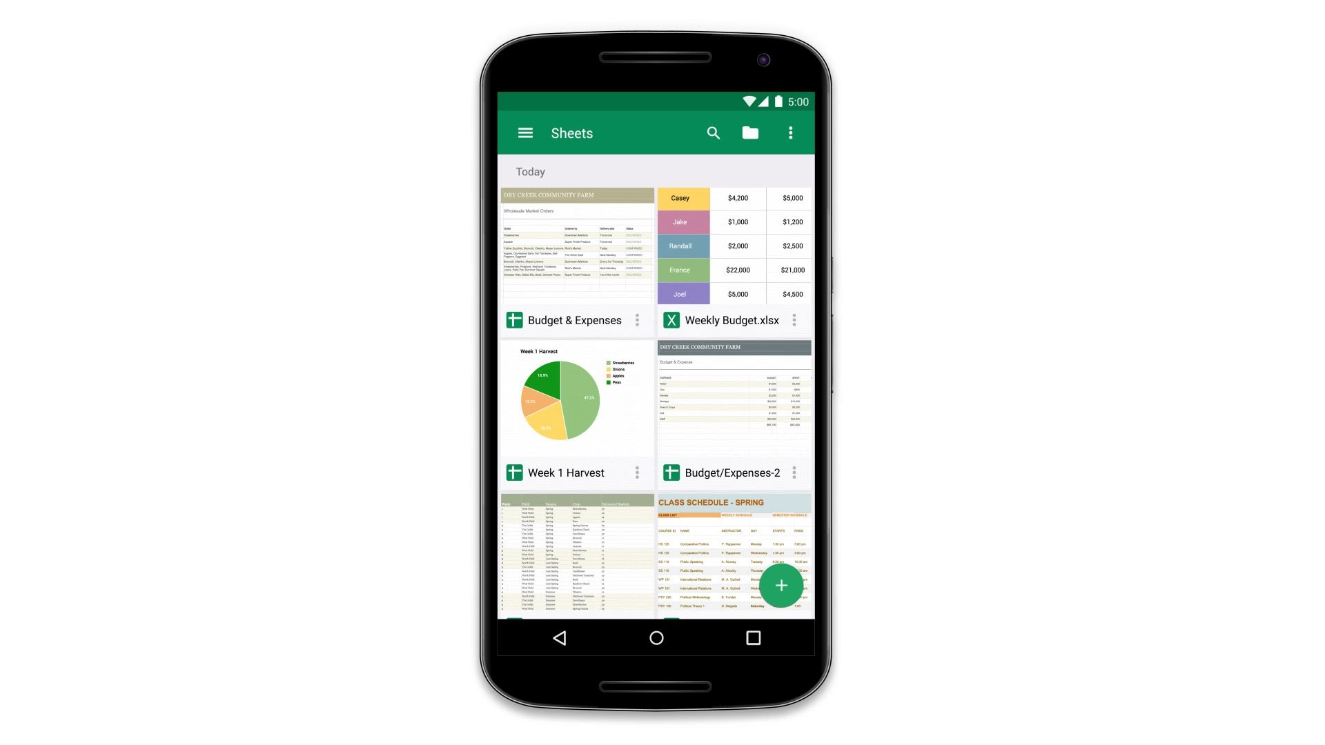 La aplicación Google Sheets para Android obtiene soporte para mouse/trackpad y varias otras características nuevas
