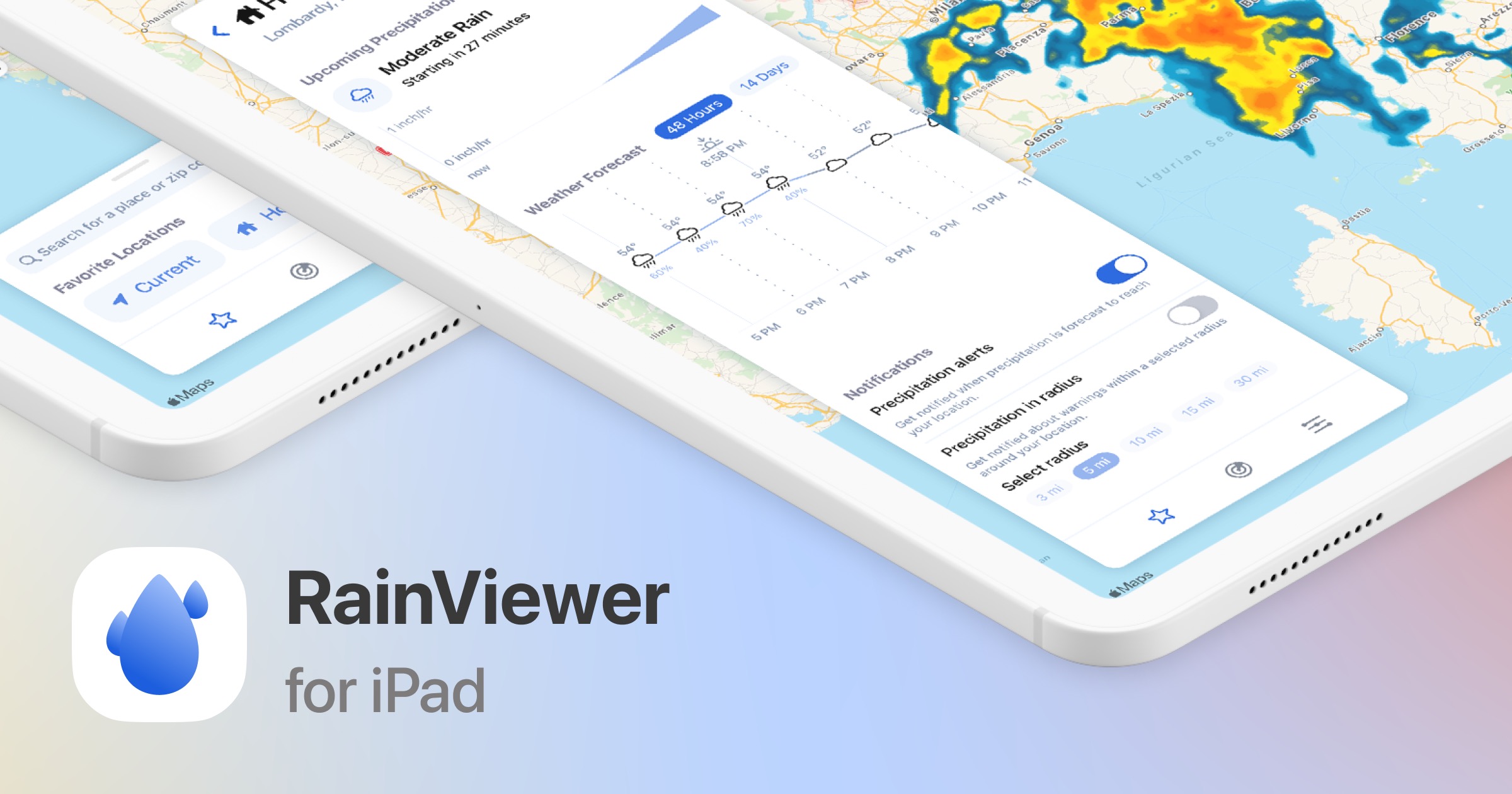 The RainViewer Weather App is Now a Full iPad App With Widgets
