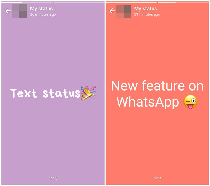 La colorida función de estado de solo texto de WhatsApp ya está disponible