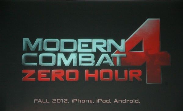 La fecha de lanzamiento de Modern Combat 4 no está lejos, Gameloft dice que está a la vuelta de la esquina