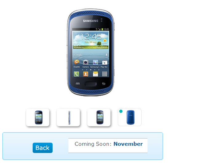 La fecha de lanzamiento de Samsung Galaxy Music está fijada para noviembre, según la lista de O2