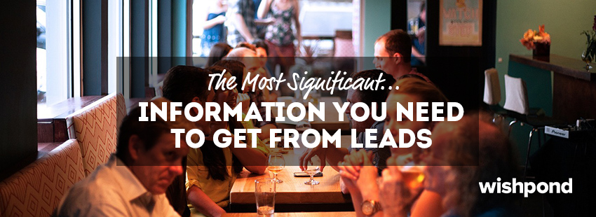 The Most Significant Information You Need to Get from Leads