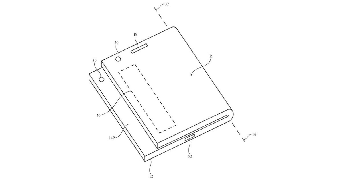 Image from Apple folding device patent