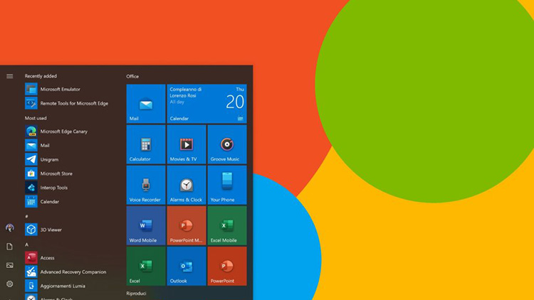 La revisión de Windows 10 continúa en la pantalla del nuevo ícono del sistema
