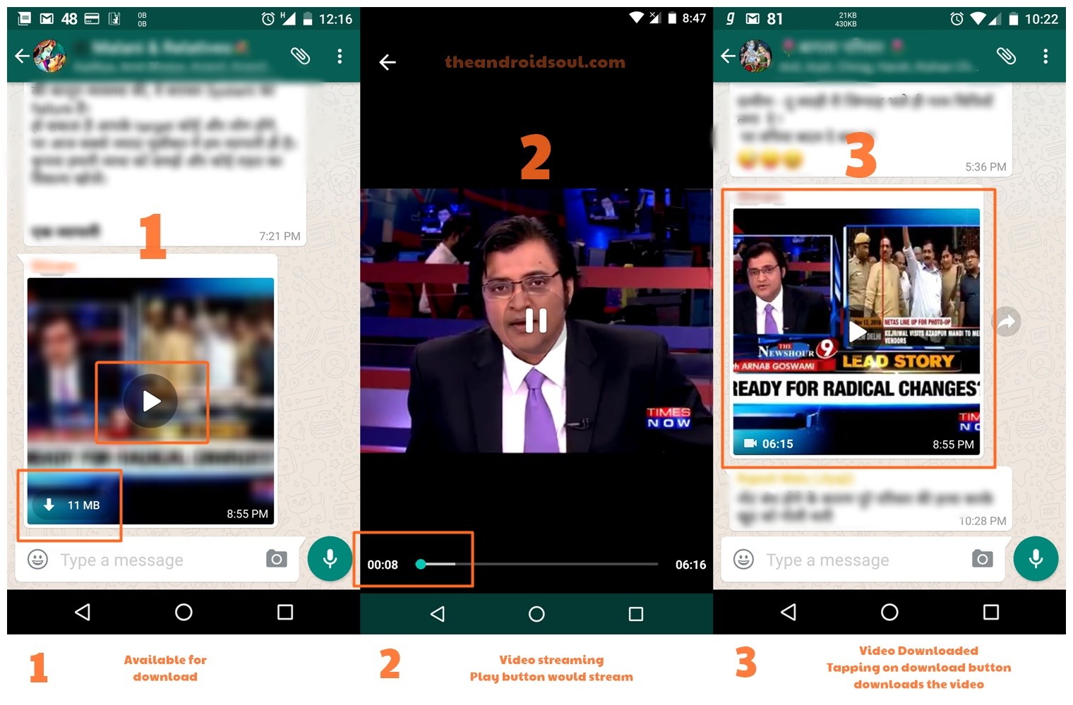 La transmisión de video de WhatsApp ahora está disponible en India, le permite ver videos sin descargar