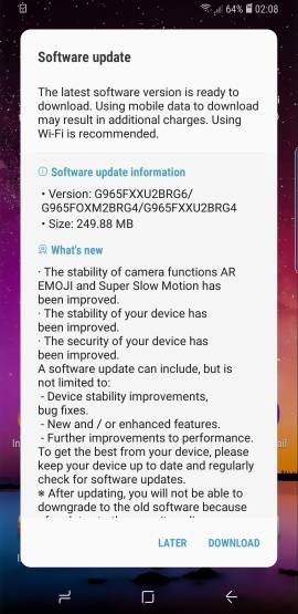 La última actualización del Galaxy S9 elimina la grabación de video de 960 fps en modo manual, agrega el parche de julio y más