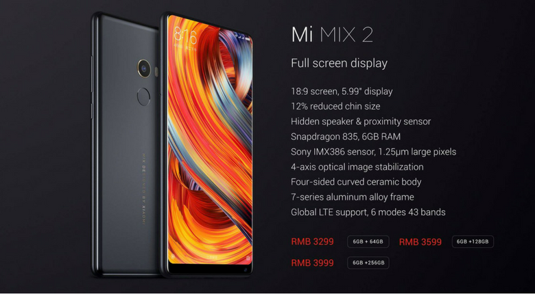 Lanzamiento de Mi Mix 2 India confirmado por Xiaomi