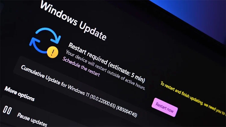 Lanzamiento de la actualización del martes del primer parche de Windows 11