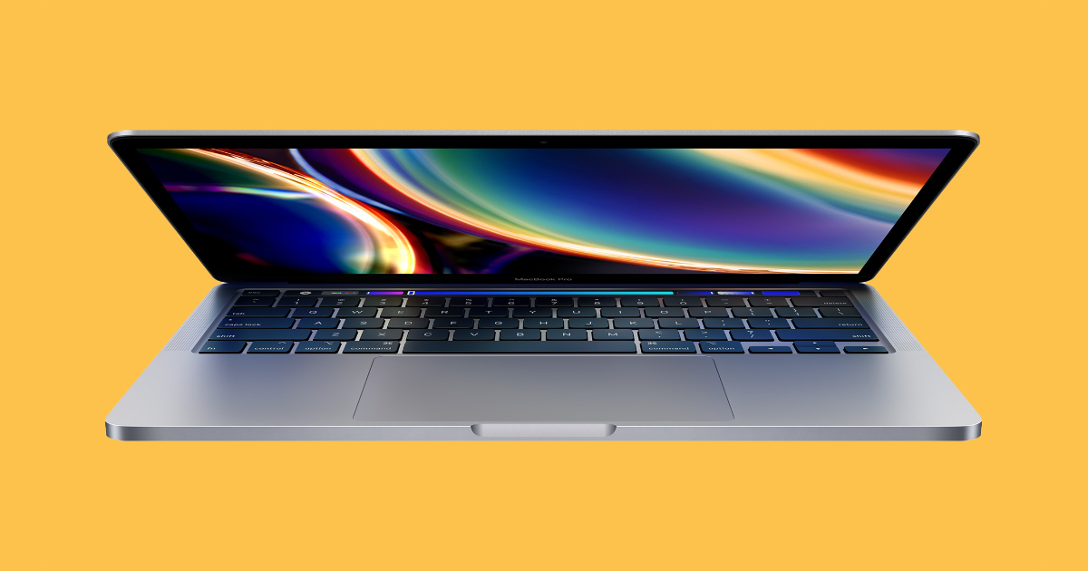Image of new 13-inch MacBook Pro 2020