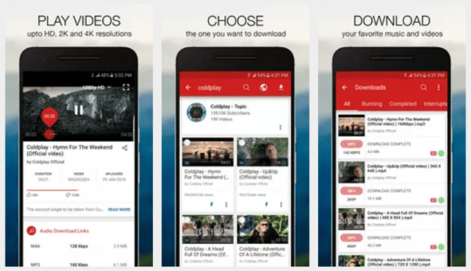 Aplicaciones para Descargar Videos Android Videoder