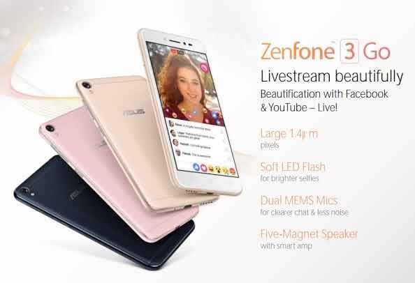 Las especificaciones y los reners del Asus Zenfone 3 Go se filtraron antes del rumoreado lanzamiento del MWC