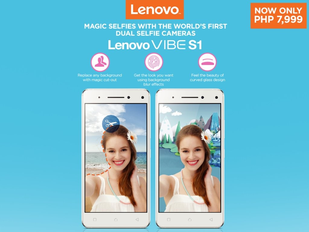 Lenovo Vibe S1 Precio reducido a 7,999 Peso filipino